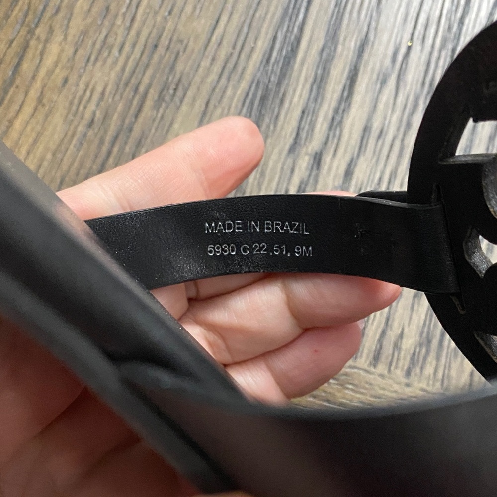 Tory Burch Black Leather Miller Sandals - Picture 3 of 7